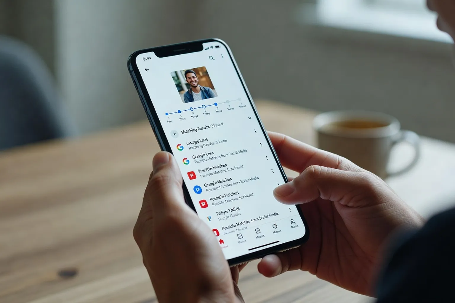 Femme souriante lors d’un appel vidéo sur son téléphone avant un premier rendez-vous
