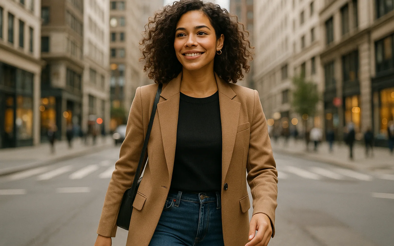 Femme de 40 ans confiante dans un cafe