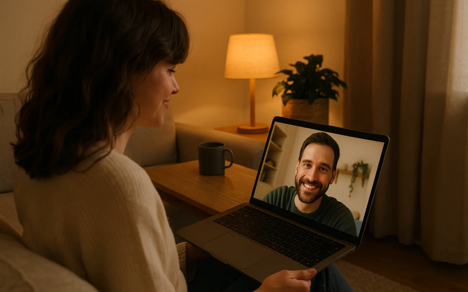 Femme consultant une carte sur son telephone pour affiner sa recherche locale